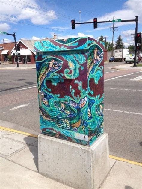 electric box art|street electrical box.